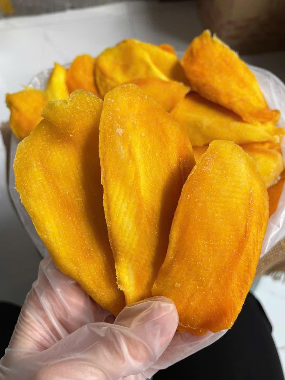 Vietnamese Soft Dried Mango Close Up