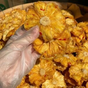 Vietnamese Chili Salt Dried Pineapple 300g Sweet Tangy Spicy Tropical Fruit Snack
