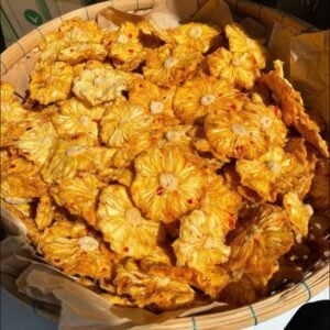 Vietnamese Chili Salt Dried Pineapple 300g Sweet Tangy Spicy Tropical Fruit Snack
