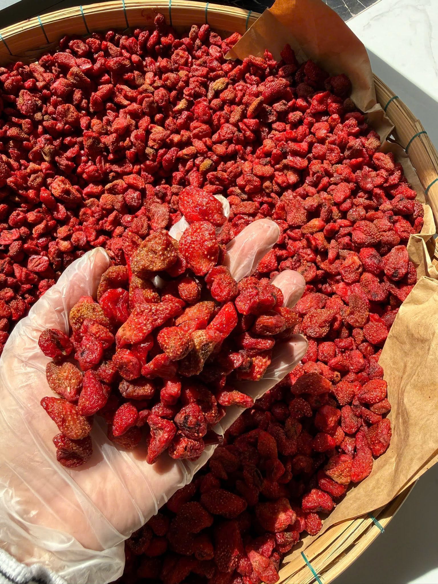 Vietnamese Unsweetened Dried Strawberries 300g