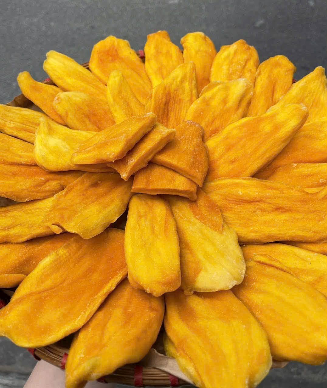 Vietnamese Soft Dried Mango Close Up