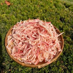 Close up of Vietnamese shredded squid