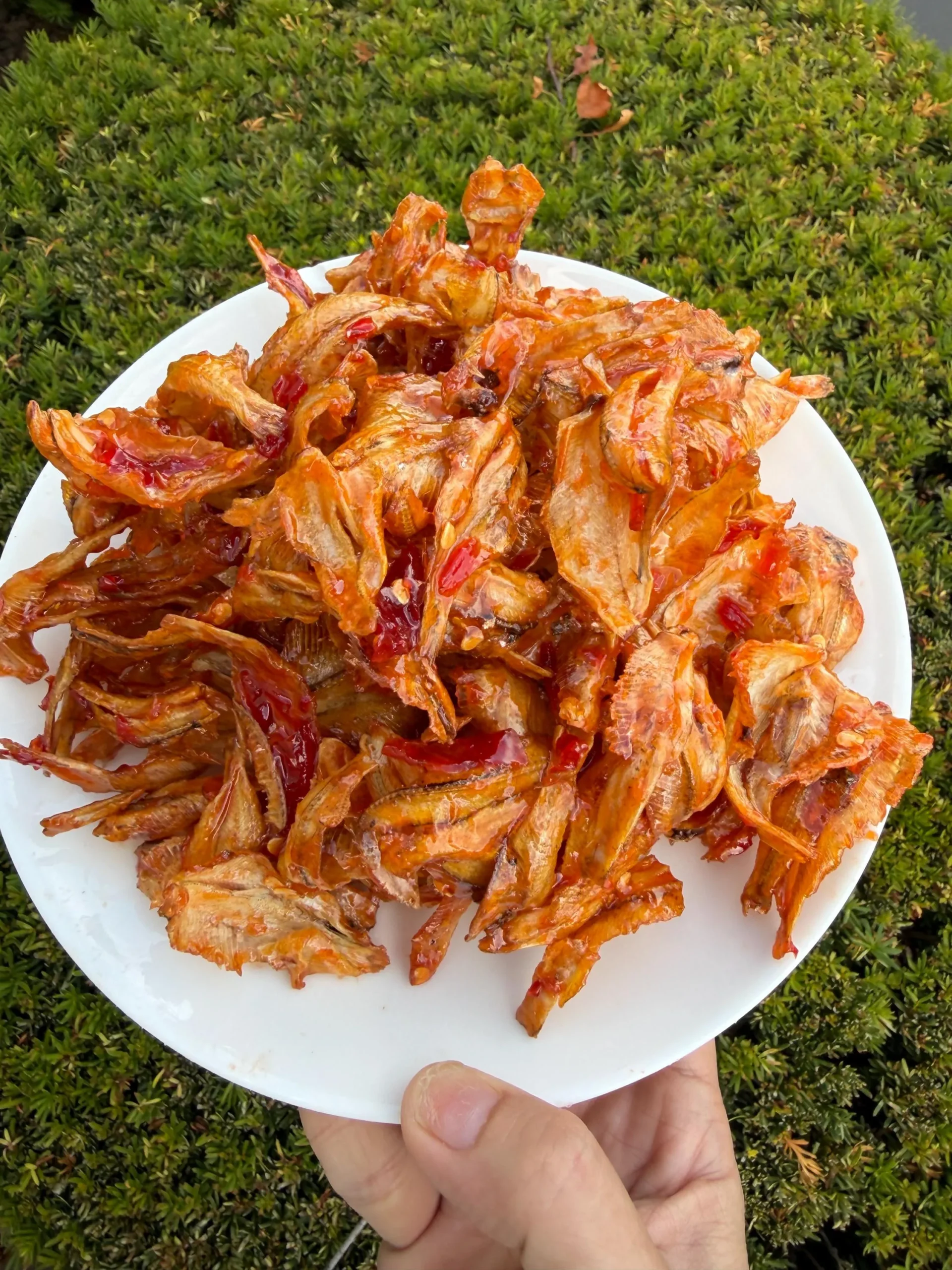Vietnamese Dried Anchovy with Passion Fruit Sauce 200g Seafood Snack