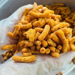 Crispy Macaroni with Garlic Chili