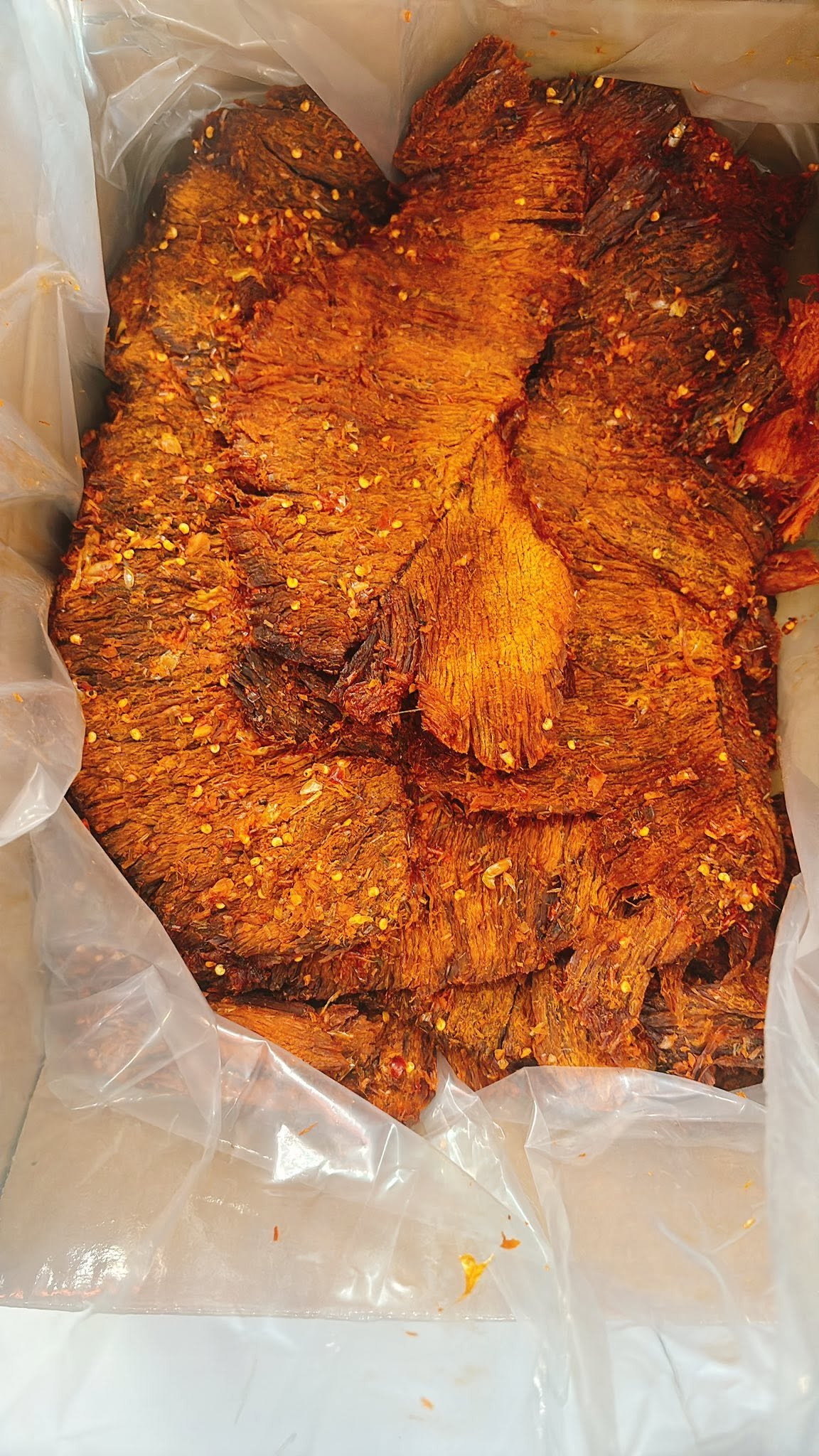 Vietnamese Whole Piece Beef Jerky 200g - Authentic Spicy Marinated Dried Beef Snack