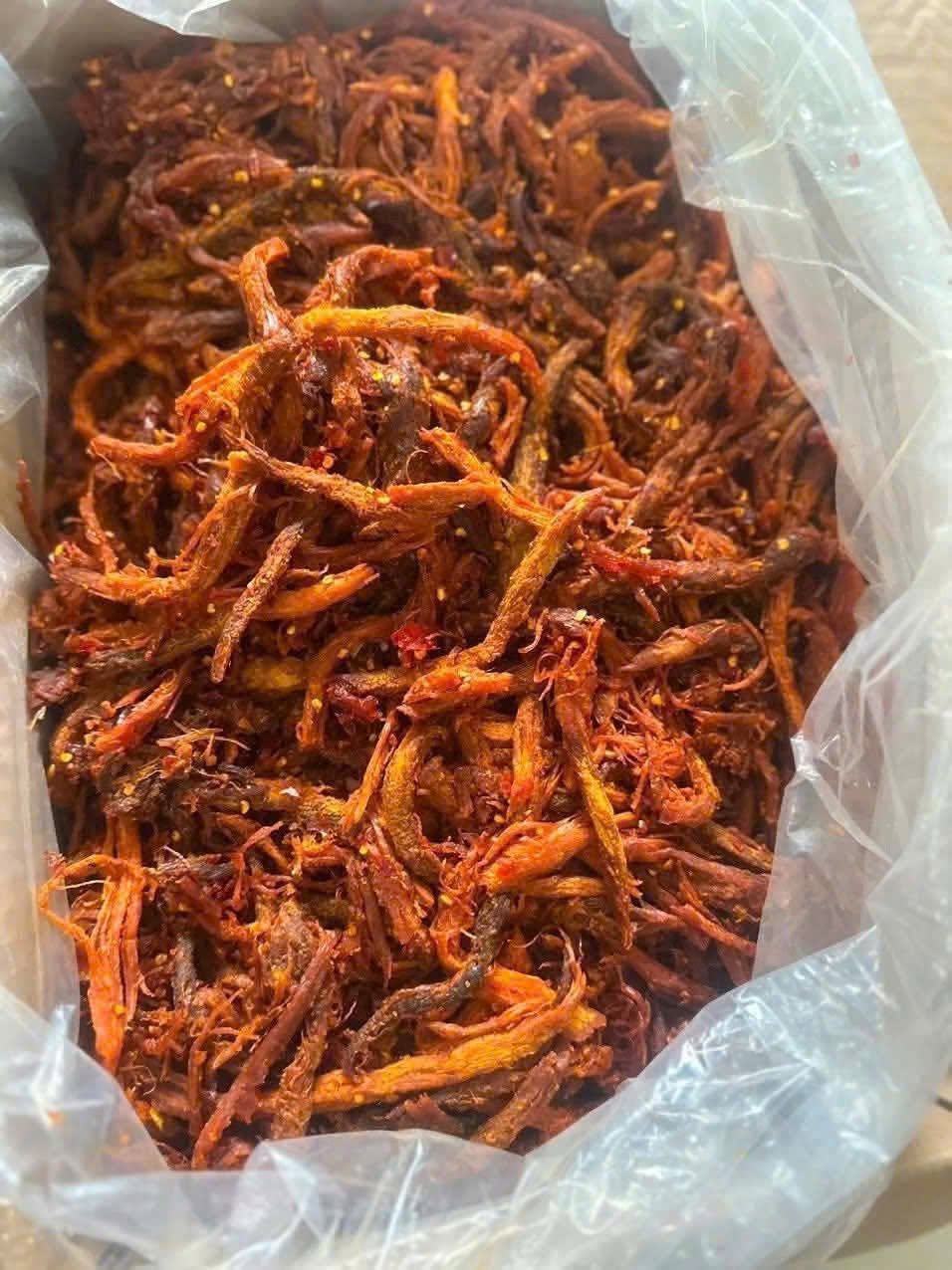 Vietnamese Soft Shredded Beef Jerky 200g close-up