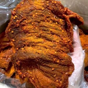 Vietnamese Whole Piece Beef Jerky 200g - Authentic Spicy Marinated Dried Beef Snack