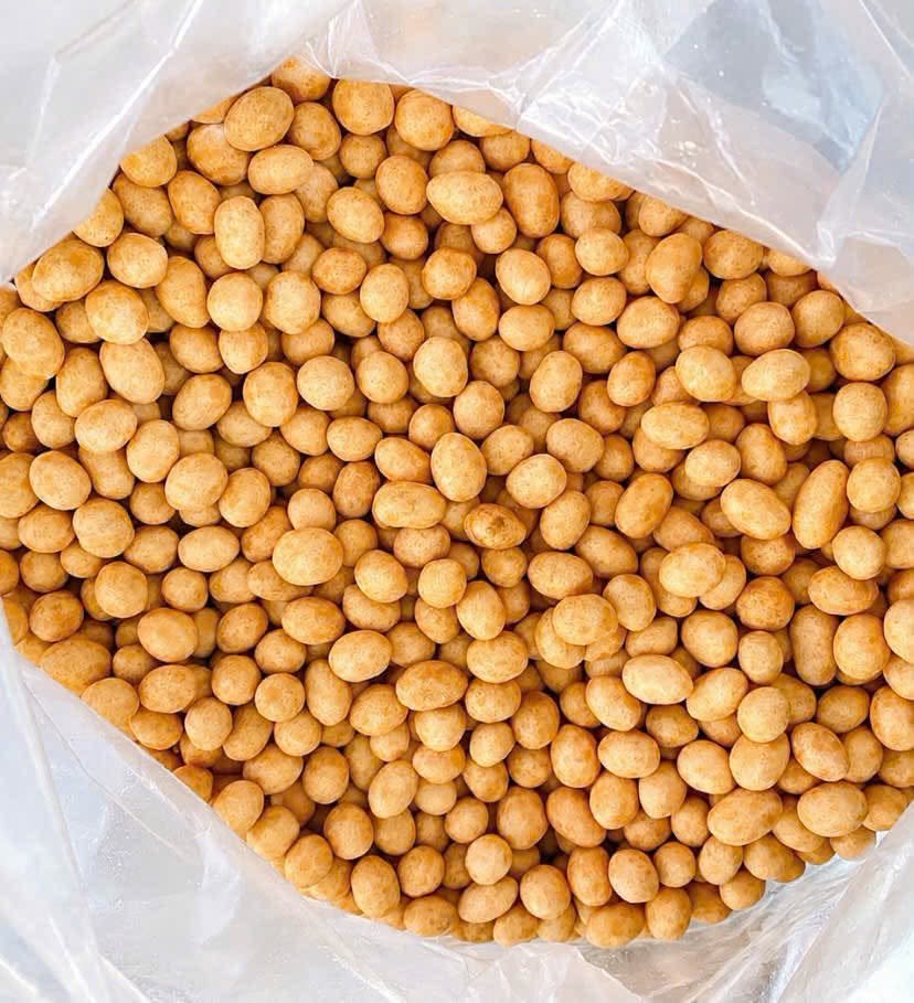 Close-up of Vietnamese Coconut Coated Peanuts 300g